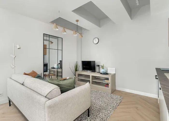 Przestronny Z Biurkiem W Centrum Poznania Blisko Rynku I Parku By Renters Apartamento